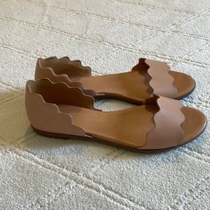 J.Crew Scalloped Sandals